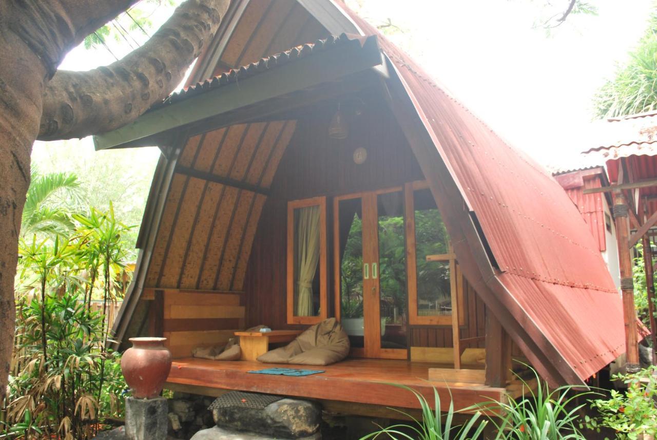 Gili Smile Bungalow Gili Trawangan Eksteriør billede